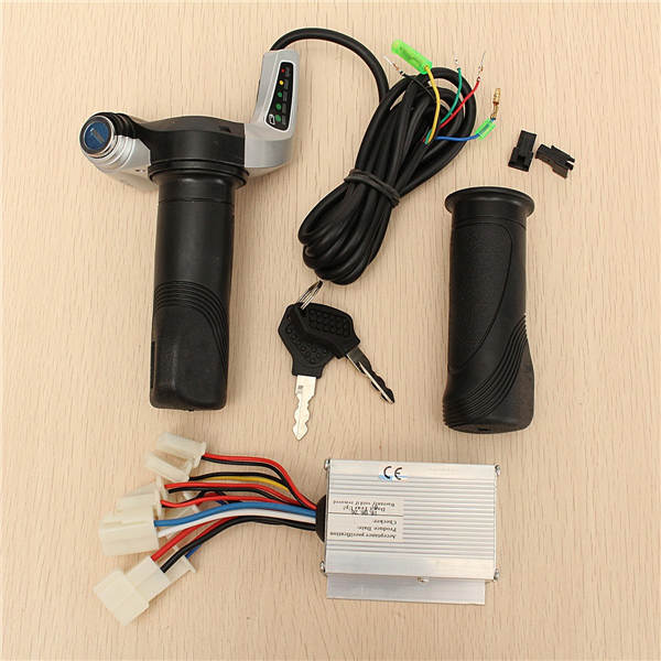 24V-250W-Motorcycle-Brush-Speed-Controller--Scooter-Throttle-Twist-Grips-1071595