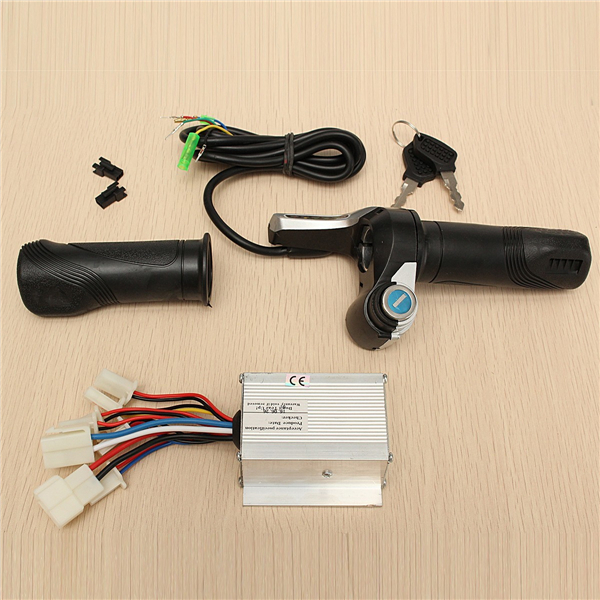 24V-250W-Motorcycle-Brush-Speed-Controller--Scooter-Throttle-Twist-Grips-1071595