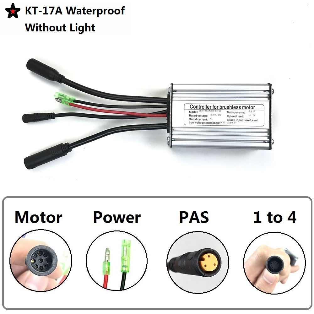 3648V-17A-350W-Brushless-Electric-Bicycle-Scooter-Standard-Square-Wave-Controller-KT-Series-Motor-Co-1789047