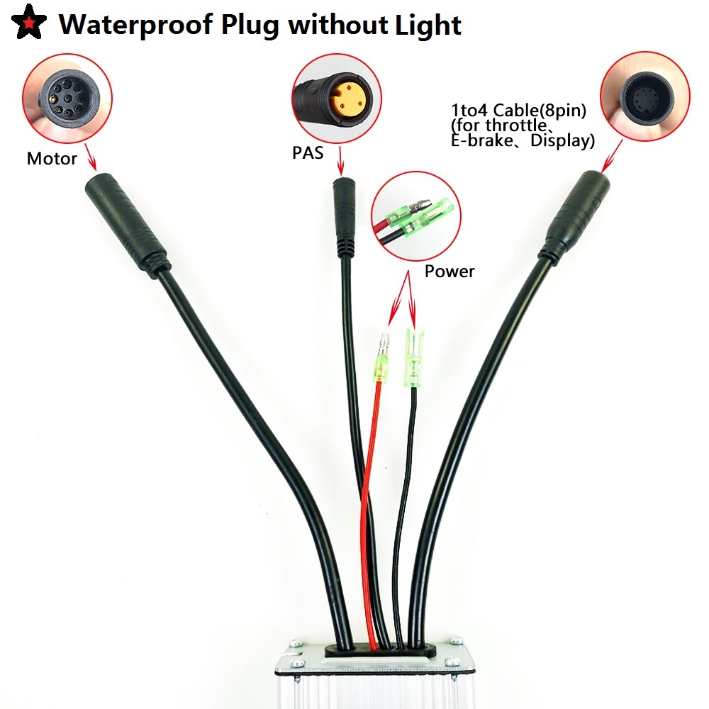 3648V-22A-500W750W-Brushless-Electric-Bicycle-Scooter-Standard-Square-Wave-Controller-KT-Series-Moto-1789048
