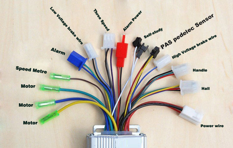 36V48V-350W-Brushless-Motor-Controller-For-Electric-Scooters-Bikes-1029468