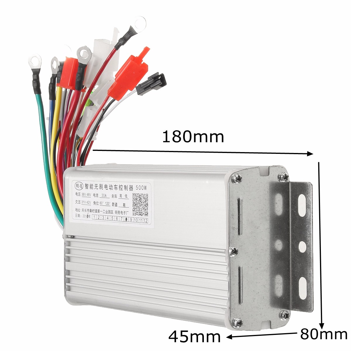 48V-500W-30A-Brushless-Motor-Controller-for-Electric-Scooters-Bike-1097657