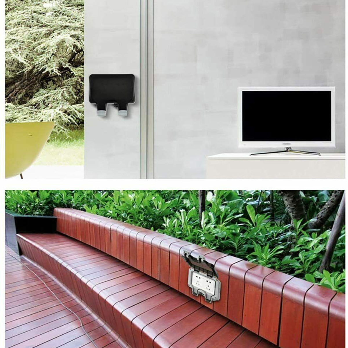 110-240V-13Amp-Waterproof-Wall-Power-Socket-IP66-Outdoor-Garden-Socket-Switched-1755795