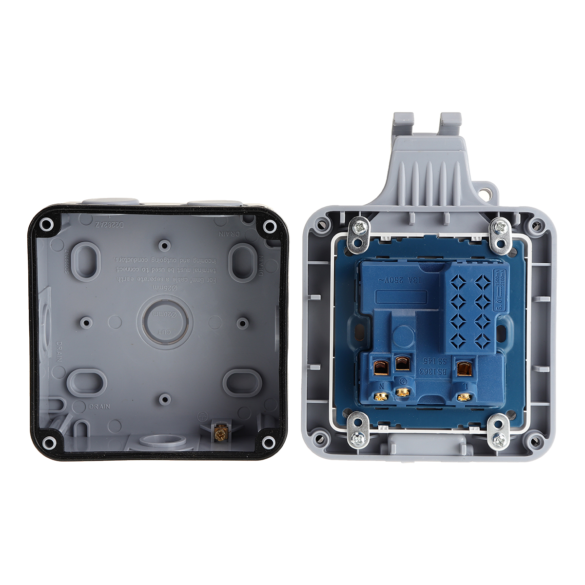 110-240V-13Amp-Waterproof-Wall-Power-Socket-IP66-Outdoor-Garden-Socket-Switched-1755795