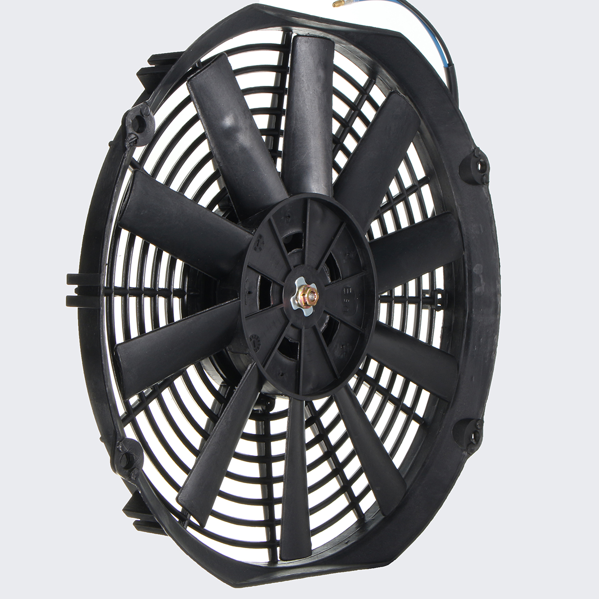 Universal-12V-80W-Electric-Cooling-Radiator-Fan-Pull-Push-Straight-Black-Blade-1099346