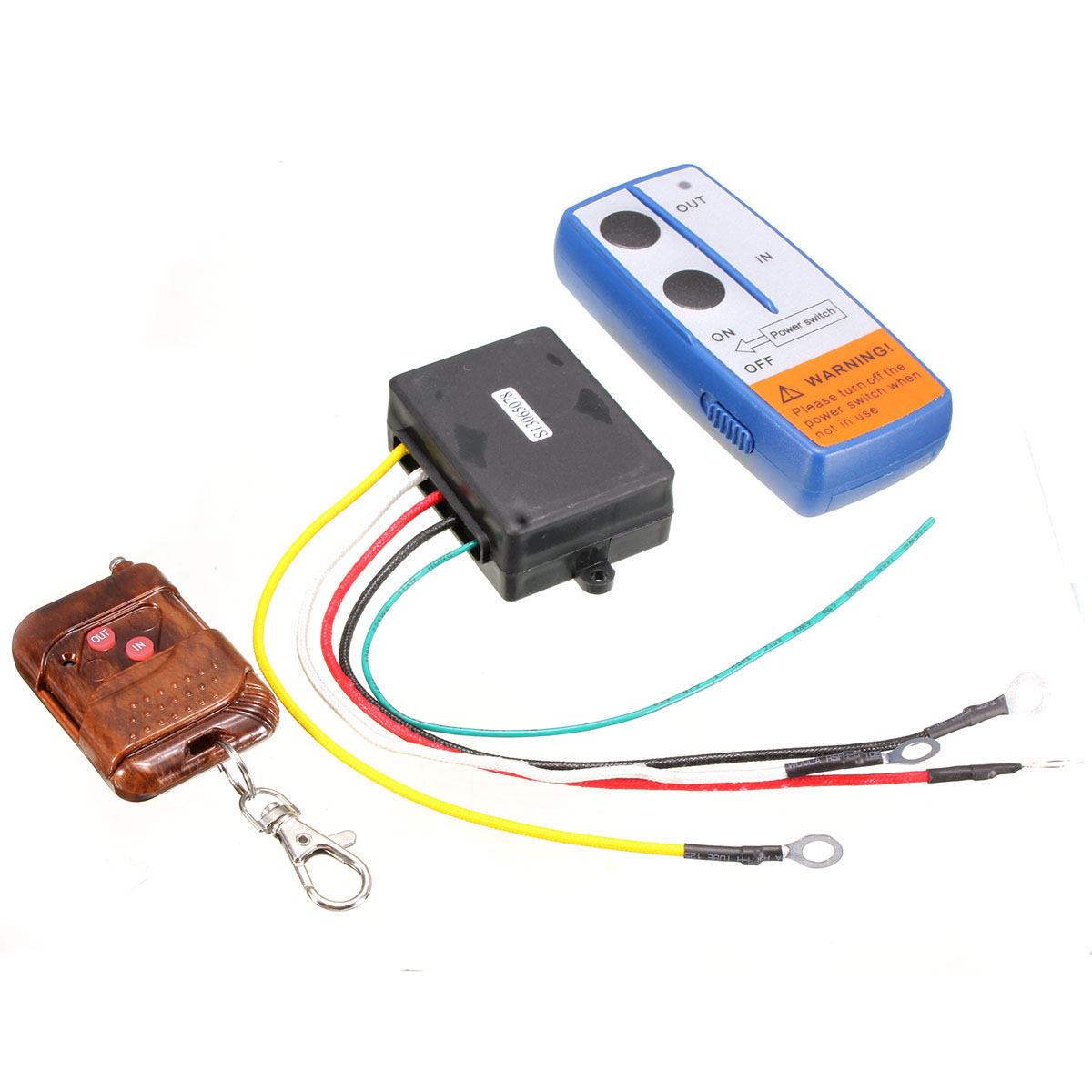 12V-75ft-Winch-Wireless-Remote-Key-Fob-Keychain-Controller-Kits-for-Tuff-Stuff-1076599