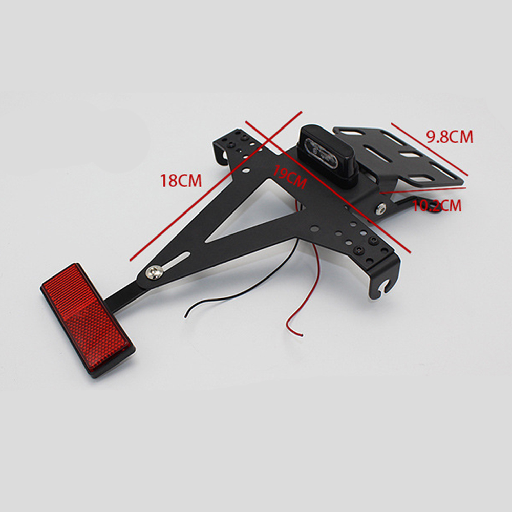 12V-Motorcycle-License-Plate-Bracket-Frame-Motocross-Rear-Mudguard-Off-road-Metal-Bracket-with-LED-T-1820471