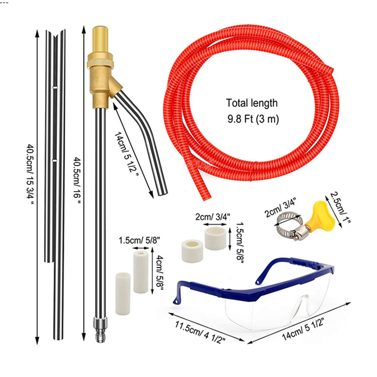 14-Inch-5000-PSI-High-Pressure-Washer-Sandblasting-Kit-Ceramic-Spray-Core-Derust-1710978