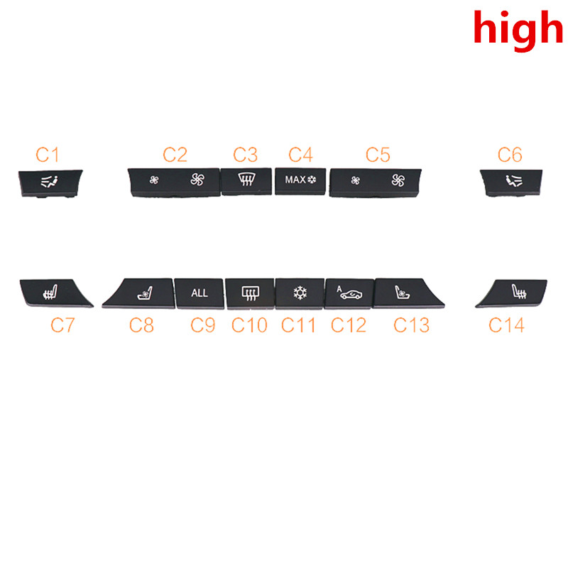 14pcs-Button-Keys-Caps-Repair-Tool-Kit-AC-Heater-Switch-For-BMW-5-6-7-F10-F01-F12-1640728