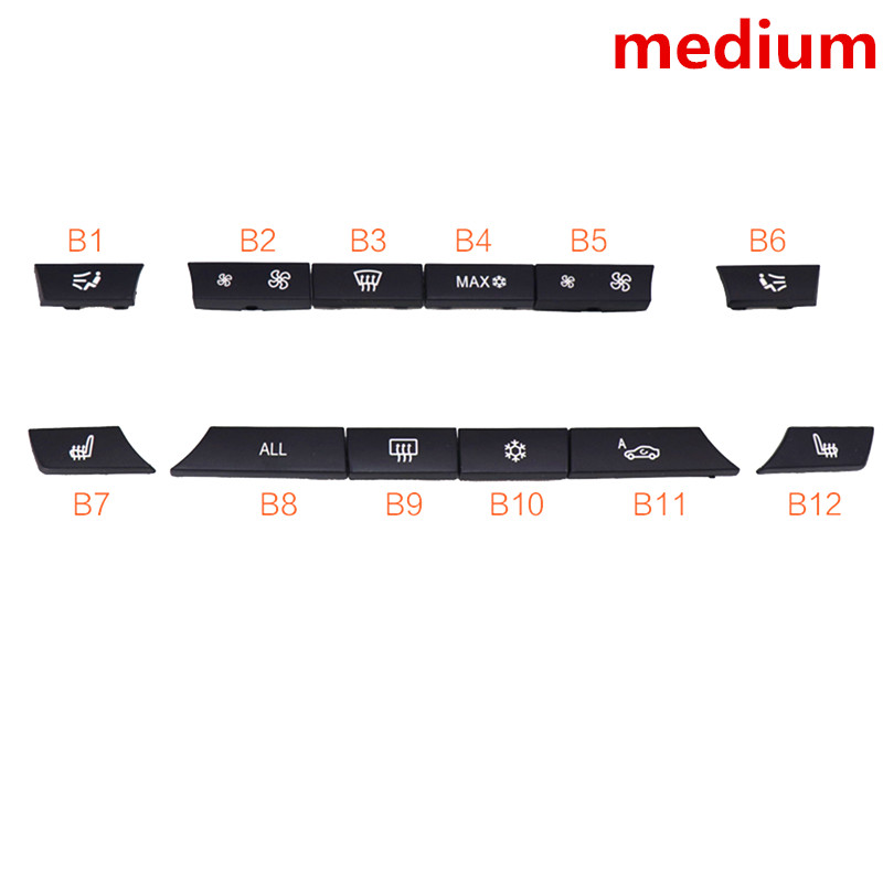 14pcs-Button-Keys-Caps-Repair-Tool-Kit-AC-Heater-Switch-For-BMW-5-6-7-F10-F01-F12-1640728