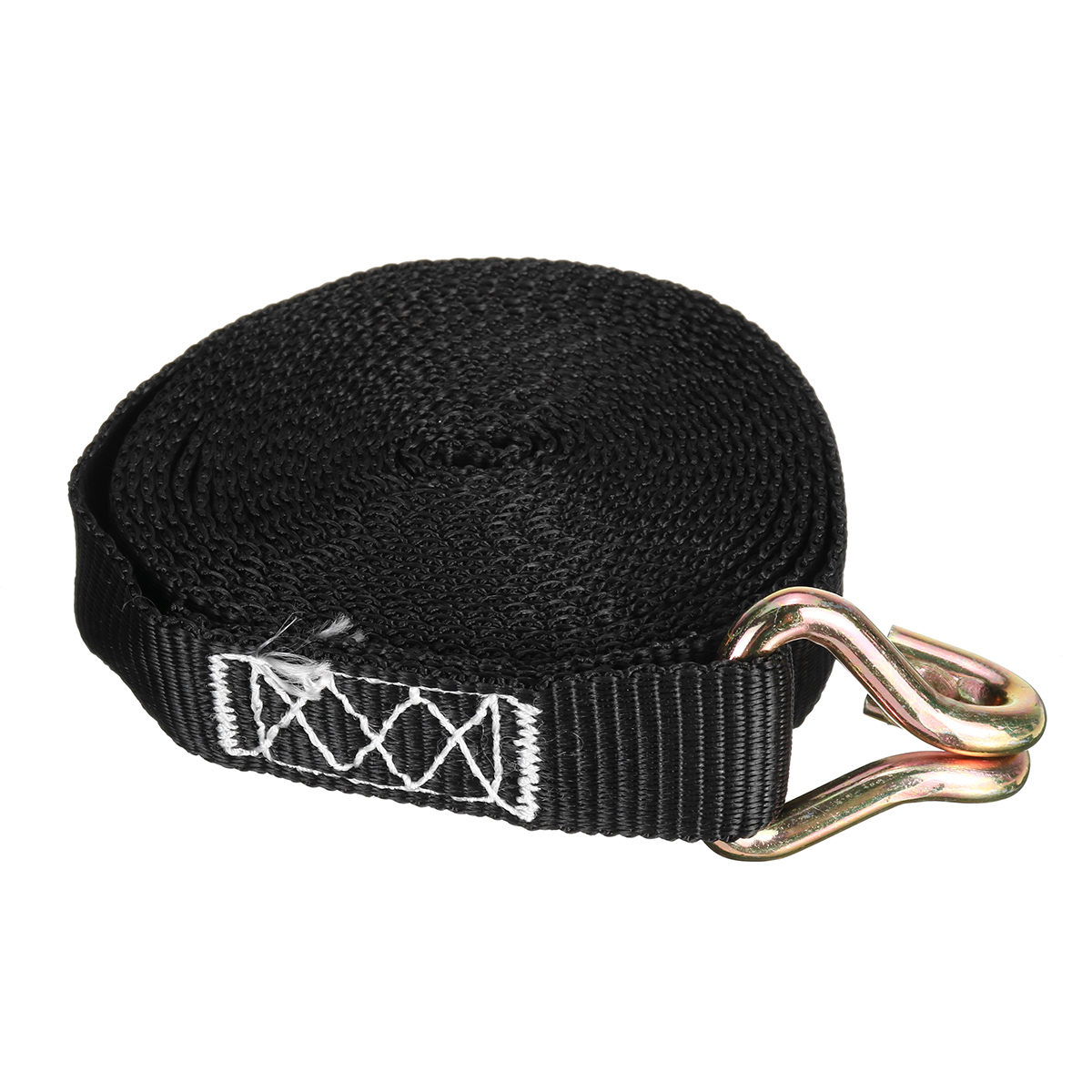 1PC-12ft-Buckle-Tie-Down-Belt-Cargo-Straps-For-Car-Motorcycle-Bike-With-Metal-1766404