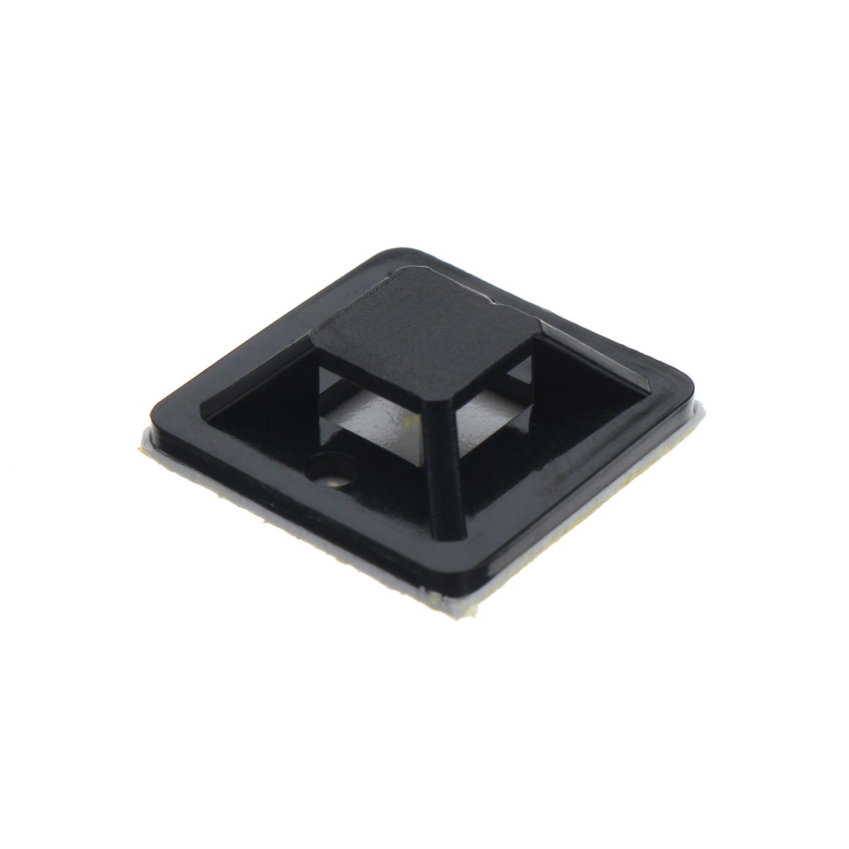 200PcsPack-20x20mm-Self-Adhesive-Zip-Tie-Cable-Wire-Mounts-Clamps-Wall-Holder-Black-1816994