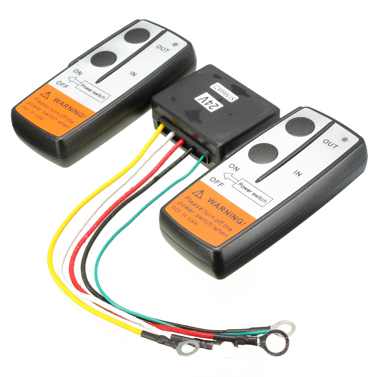 24V-100Ft-Wireless-Remote-Controller-Recovery-Winch-Crane-Twin-Handset-Kits-1076410
