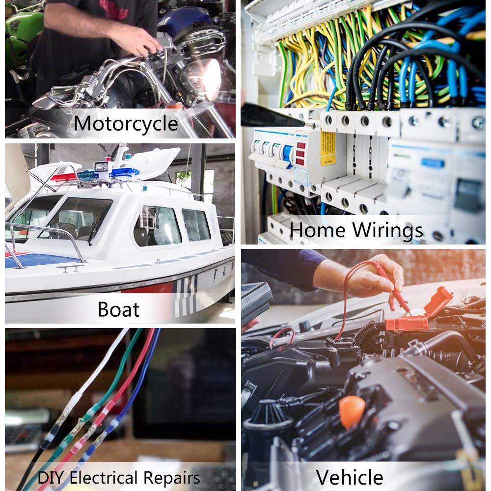 250PCS-Solder-Seal-Wire-Connectors-Heat-Shrink-Solder-Butt-Connectors-Terminals-Connector-Kit-Automo-1820993