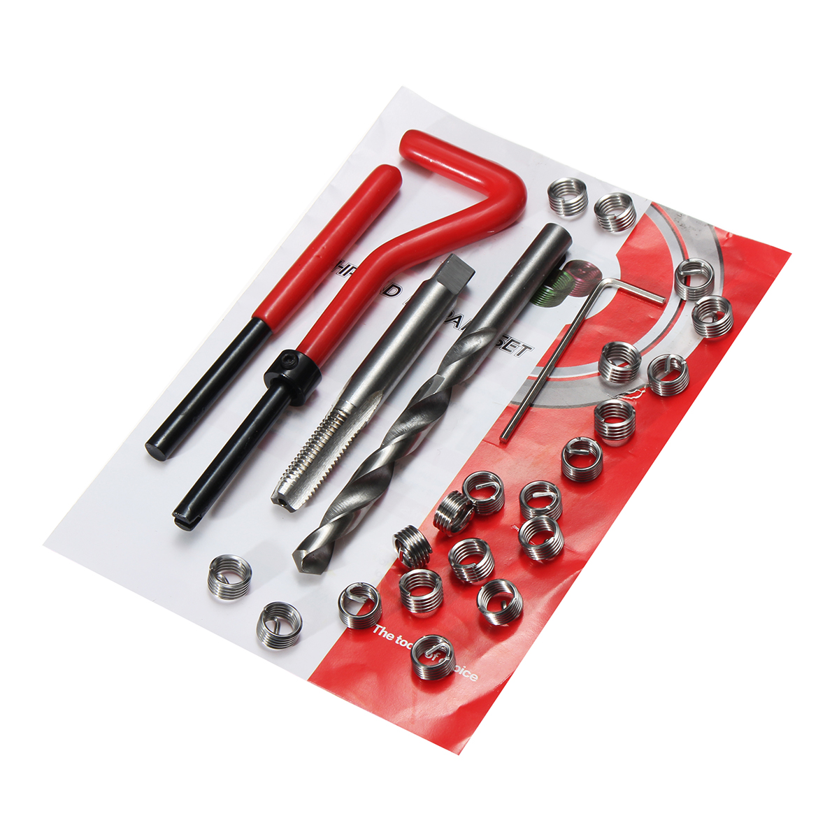 25Pcs-M8-x-125-x-8mm-Helicoil-Compatible-Thread-Tap-Repair-Tool-Cutter-Kit-Insert-1434605