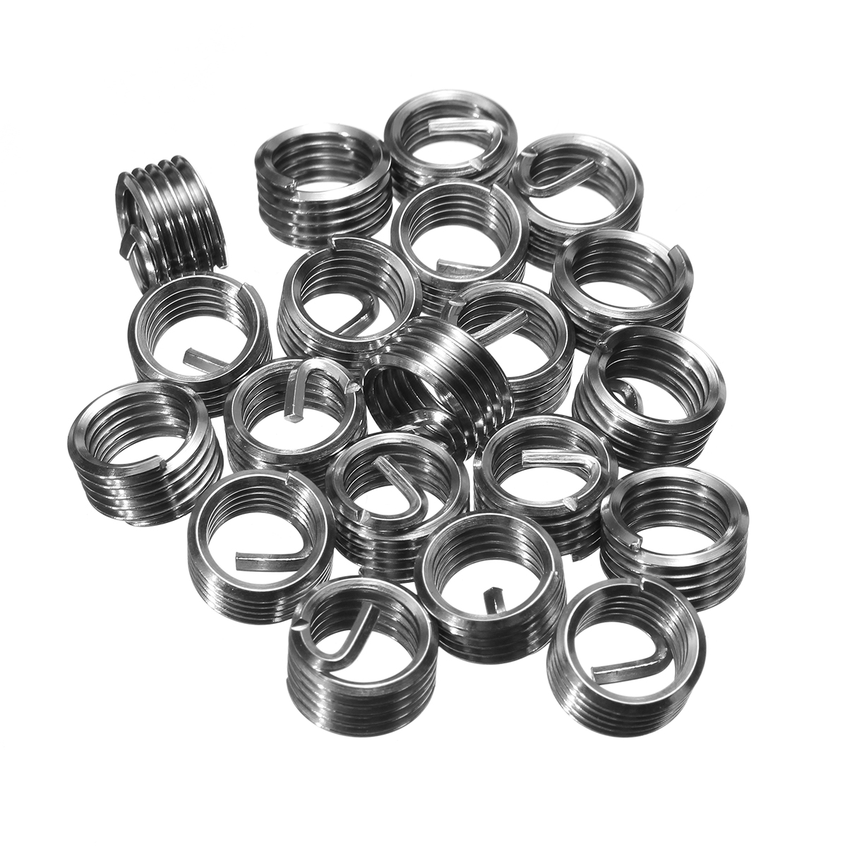 25Pcs-M8-x-125-x-8mm-Helicoil-Compatible-Thread-Tap-Repair-Tool-Cutter-Kit-Insert-1434605