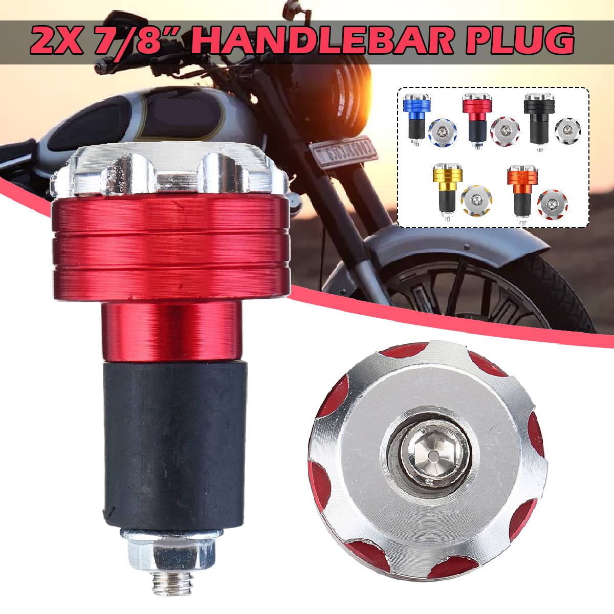 2pcs-78-Inch-22mm-Motorcycle-Handle-Handlebar-Grips-Bar-End-Cap-Plugs-Aluminum-1689955