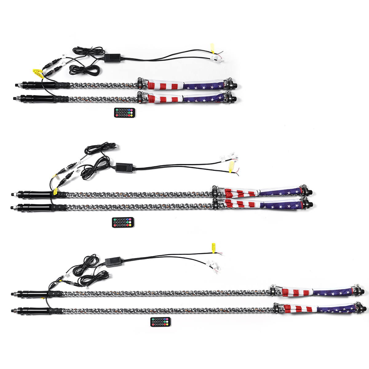 2x-3ft4ft5ft-LED-Chasing-RGB-Color-Whip-Lights-With-Flag--Remote-Control-Braking-Turn-Signal-For-ATV-1703434