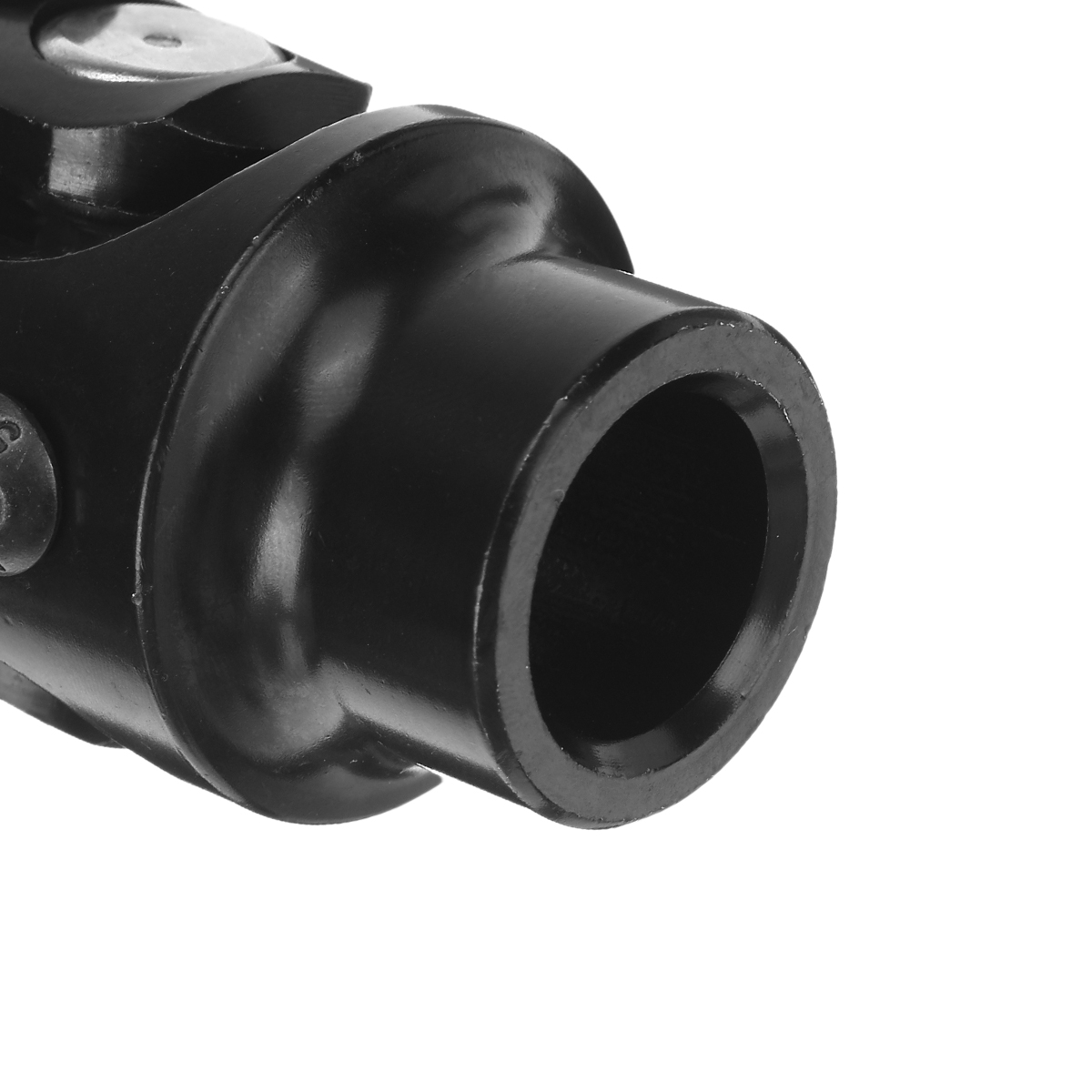 34quot-Round-Smooth-X-34-36-Spline-BLACK-Universal-Steering-Shaft-U-Joint-Column-1694514