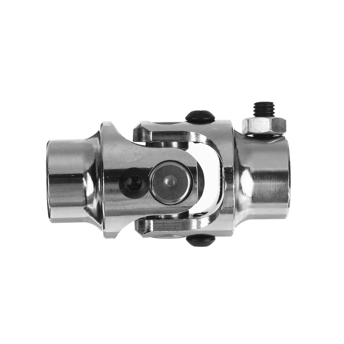 34quot-Round-Smooth-X-34-36-Spline-Chrome-Universal-Steering-Shaft-U-Joint-Column-1694583