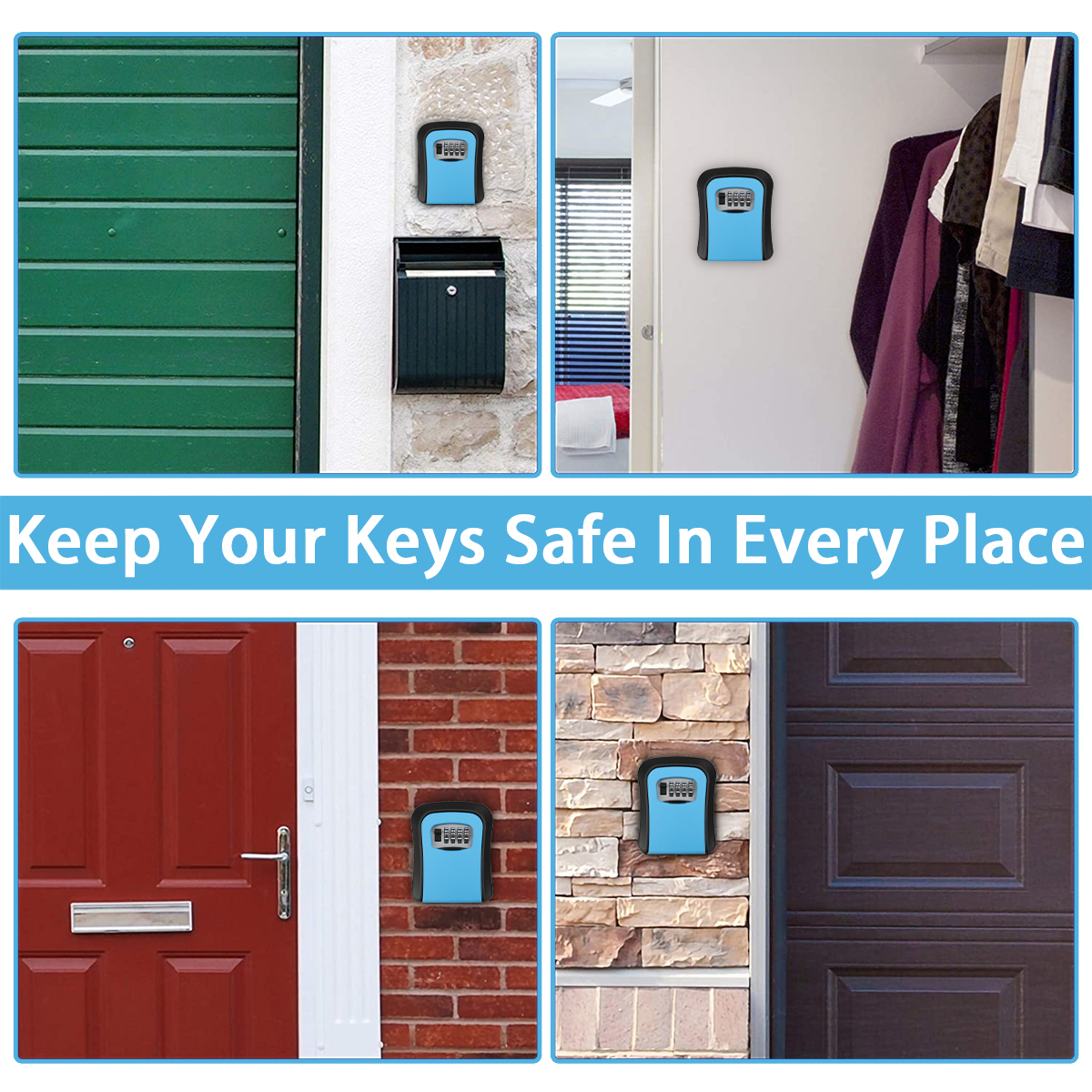 4-Digit-Combination-Key-Lock-Box-Outdoor-Wall-Mount-Safe-Security-Storage-Case-1813693