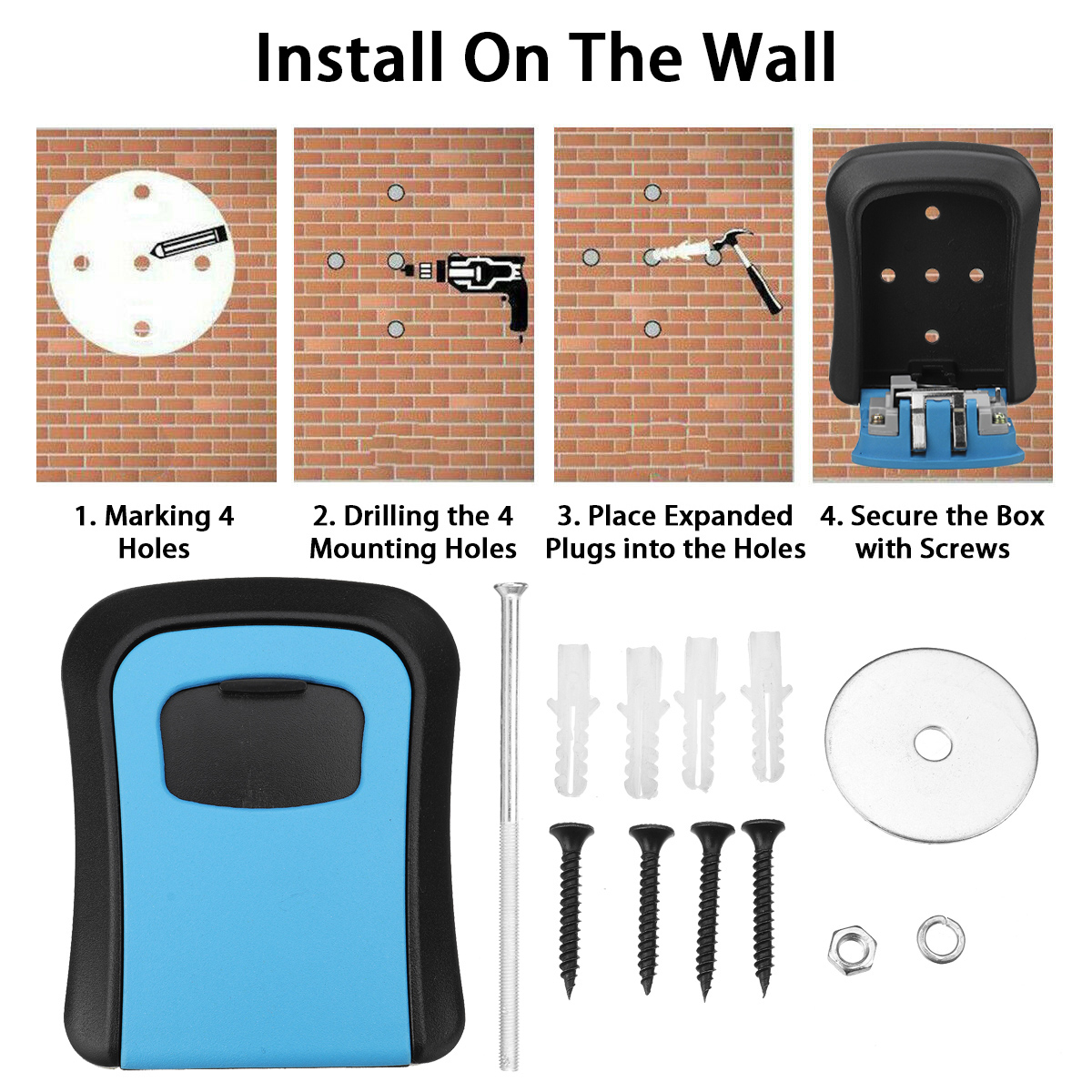 4-Digit-Combination-Key-Lock-Box-Outdoor-Wall-Mount-Safe-Security-Storage-Case-1813693