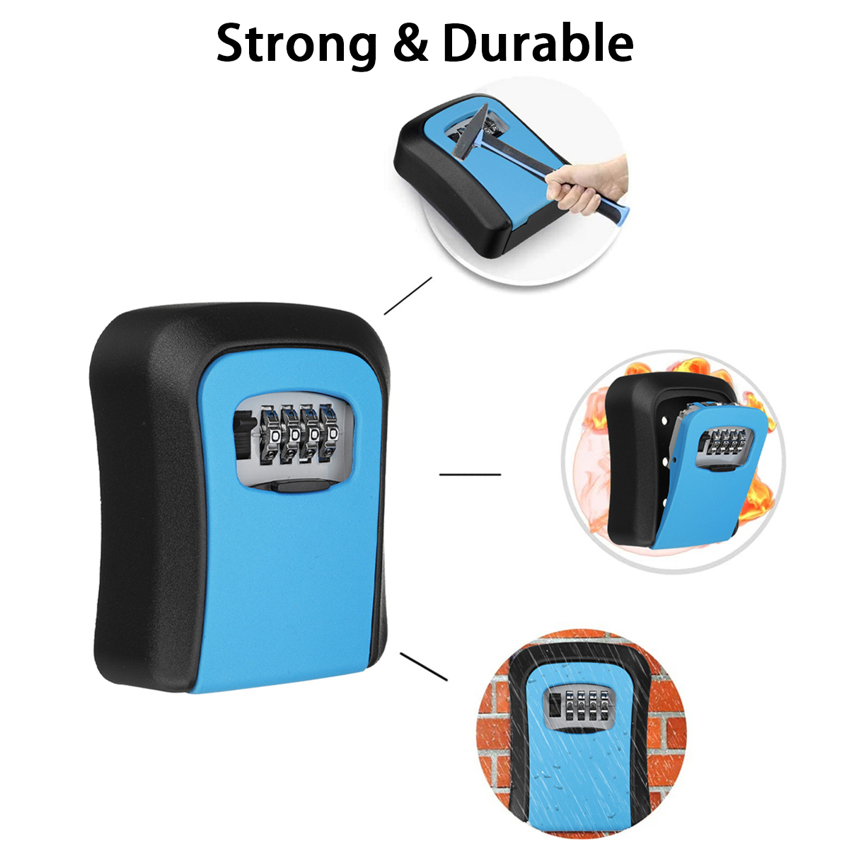 4-Digit-Combination-Key-Lock-Box-Outdoor-Wall-Mount-Safe-Security-Storage-Case-1813693