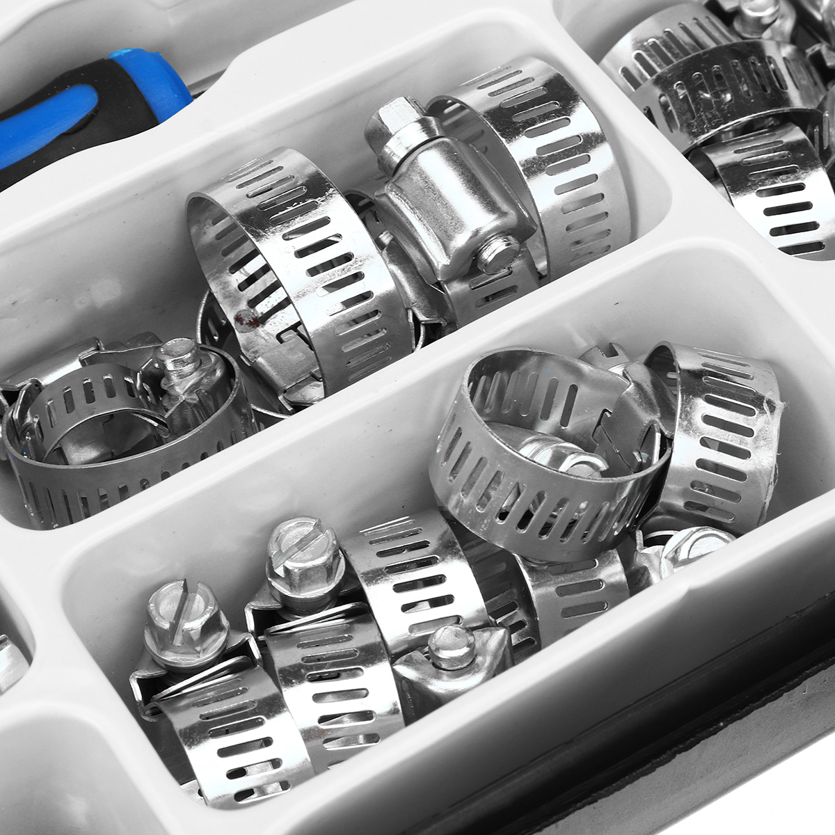 50cs-Set--Fastener-Spring-Clamps-Oil-Hose-Clips-Stainless-Steel-Adjustable-S-Screw-8mm-Band-1671729