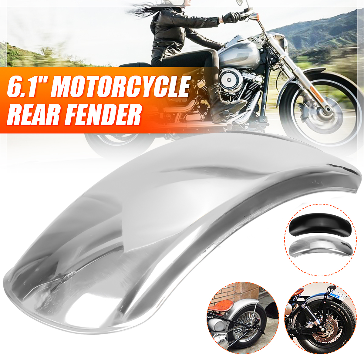 61-Inch-Motorcycle-Rear-Fender-Mudguard-Flat-Stainless-Steel-For-Bobber-Chopper-1779915