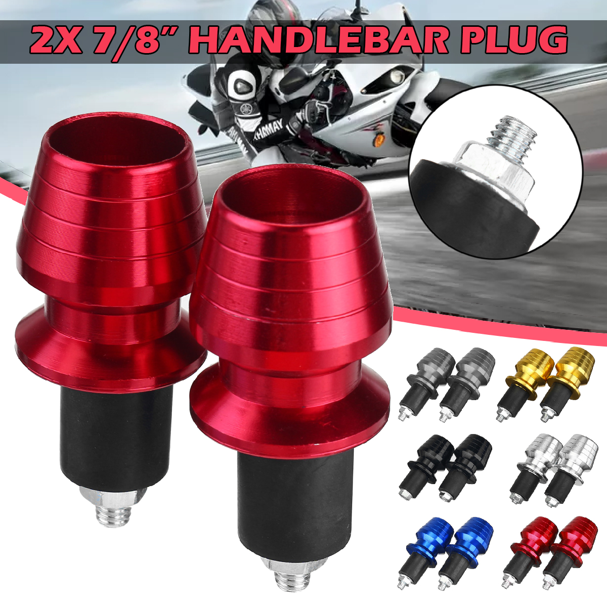 78-Inch-22mm-Motorcycle-Handle-Bar-Ends-Plugs-Aluminum-Sporting-Grip-Caps-1689956