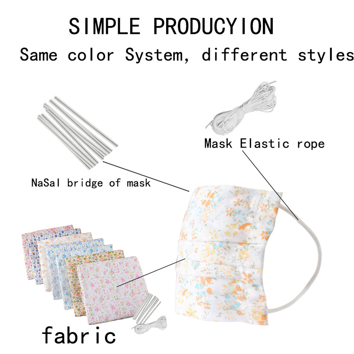 7PCS-DIY-Self-Made-Motorcycle-Face-Cover-Mask-Material-Fabric-Bundle-Patchwork-Squares-1826294