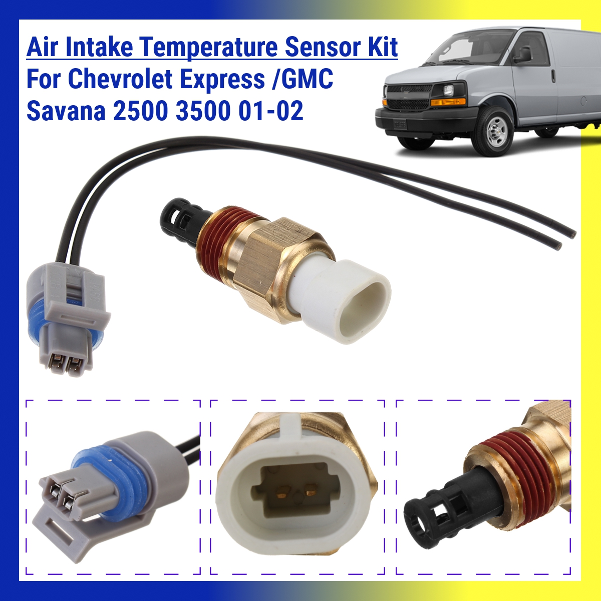 Air-Intake-Temperature-Sensor-IATMATACT-Kit-For-Chevrolet-ExpressGMC-Savana-1681478