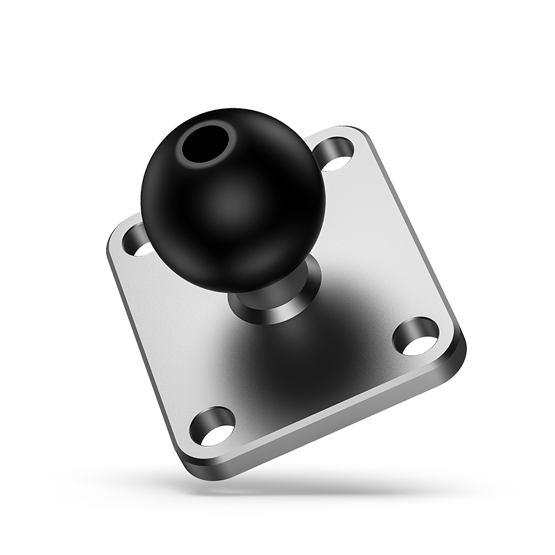 Aluminum-Alloy-Mount-Rectangular-Plate-2-x-25-inches-with-1-inch-Base-Ball-1750229