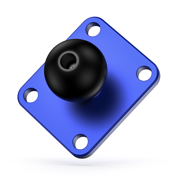 Aluminum-Alloy-Mount-Rectangular-Plate-2-x-25-inches-with-1-inch-Base-Ball-1750229