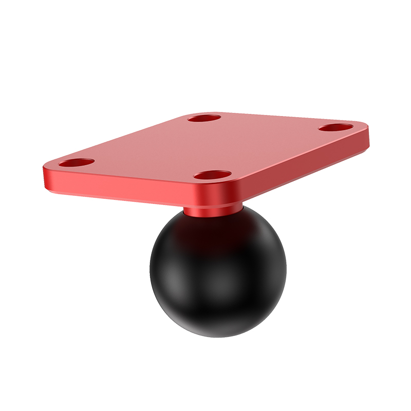 Aluminum-Alloy-Mount-Rectangular-Plate-2-x-25-inches-with-1-inch-Base-Ball-1750229