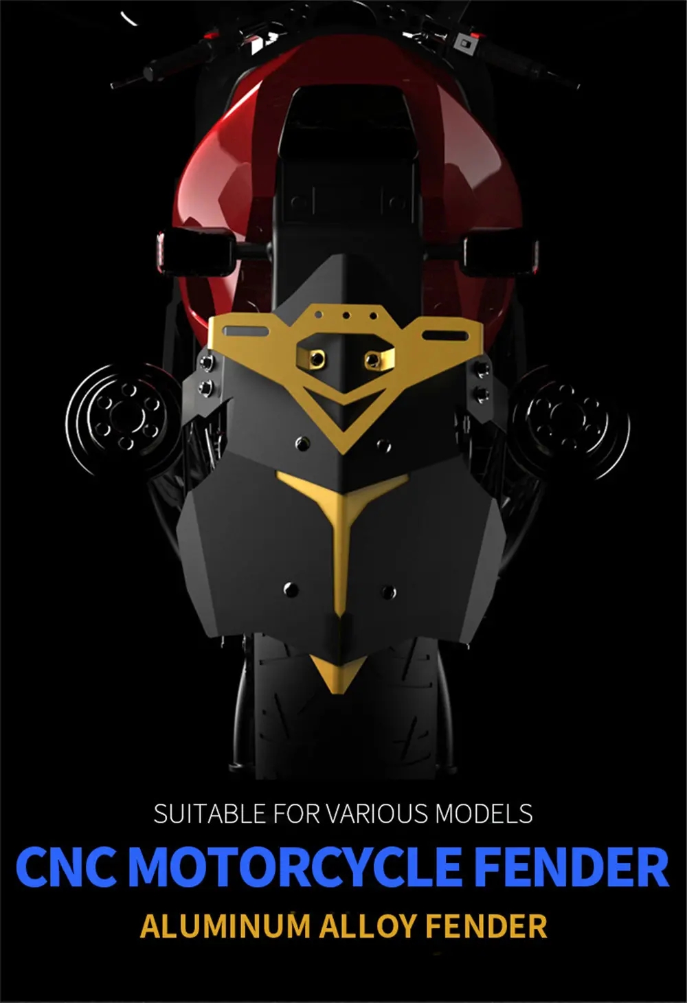 Aluminum-Motorcycle-Rear-Fender-Cover-Mudguard-Protective-Mounting-Bracket-Modified-Accessories-For--1687438