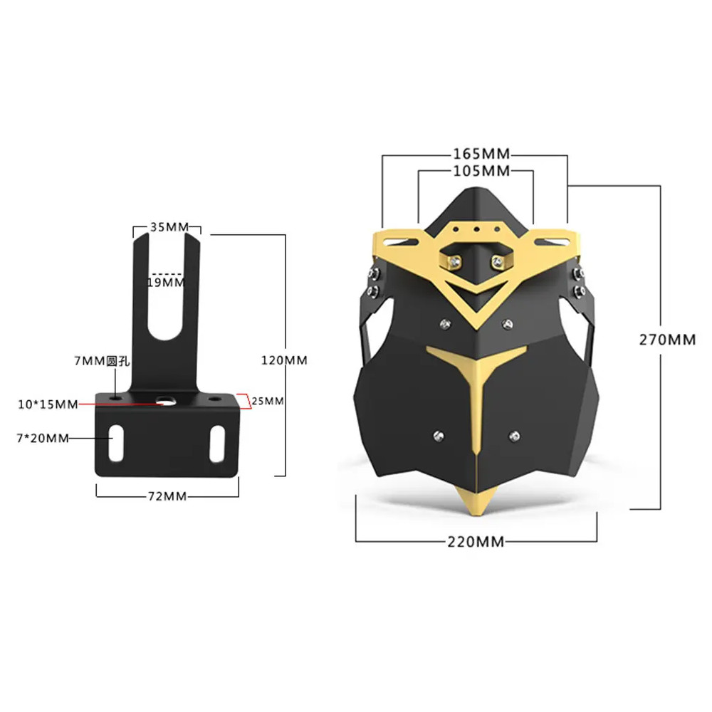 Aluminum-Motorcycle-Rear-Fender-Cover-Mudguard-Protective-Mounting-Bracket-Modified-Accessories-For--1687438