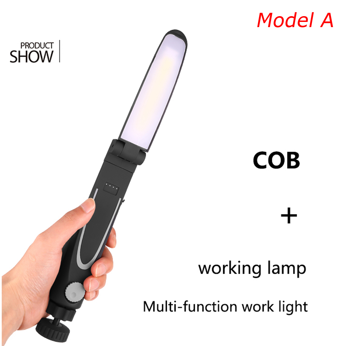 COB-360deg-Rotating-18650-2000mAh-Indicator-LED-Work-Light-Spiral-Switch-Stepless-Dimming-1560738