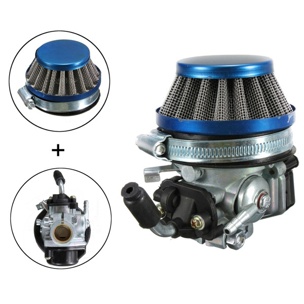 Carb-CarburetorAir-Filter-For-49cc-50cc-60-66-80cc-2-Stroke-Motorized-Bike-982244