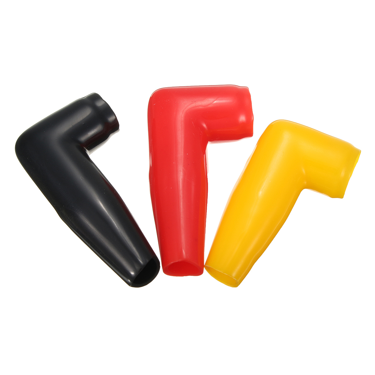 Electric-Guard-Motor-Winch-Cable-Terminal-Boot-BlackYellowRed-Rubber-Cover-1267591