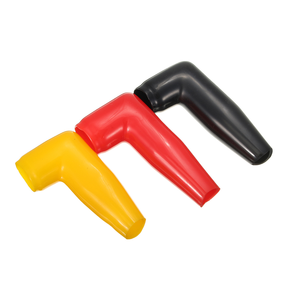 Electric-Guard-Motor-Winch-Cable-Terminal-Boot-BlackYellowRed-Rubber-Cover-1267591