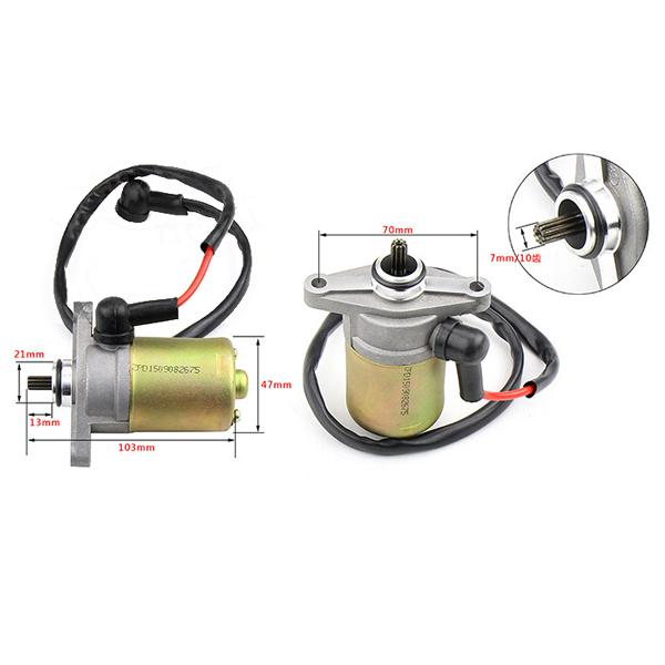 Electric-Starter-Motor-Go-Kart-Motorcycle-50cc-80cc-125cc-GY6-1P39QMB-50-80-Scooter-ATV-Moped-1130602