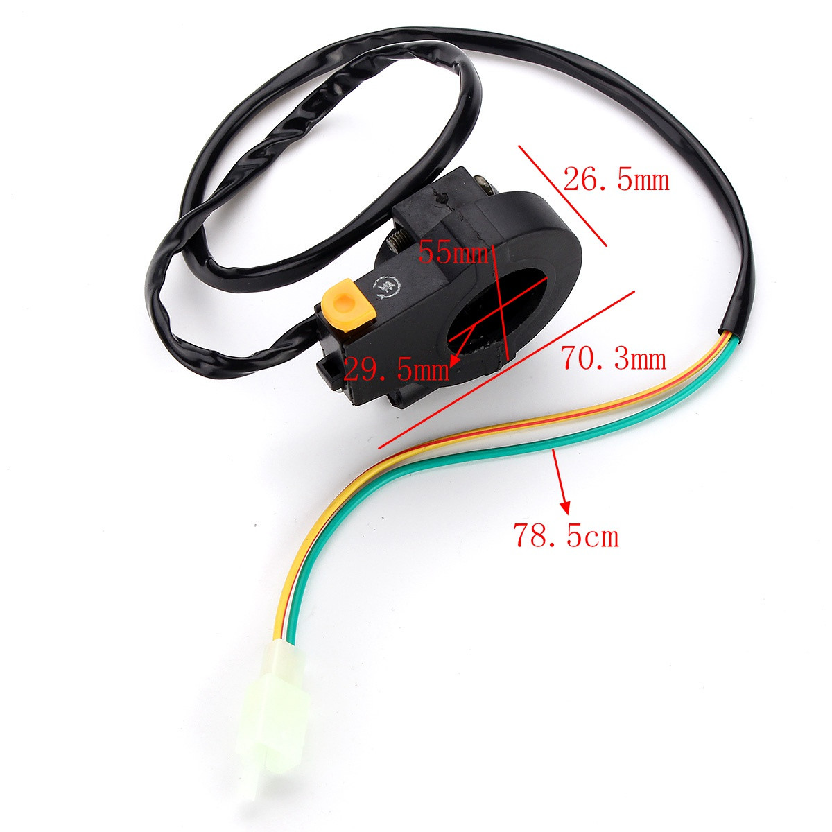 Handle-Grips-Throttle-Cable-Kill-Switch-For-49cc-80cc-Motorized-Bicycle-Push-Bike-1112343
