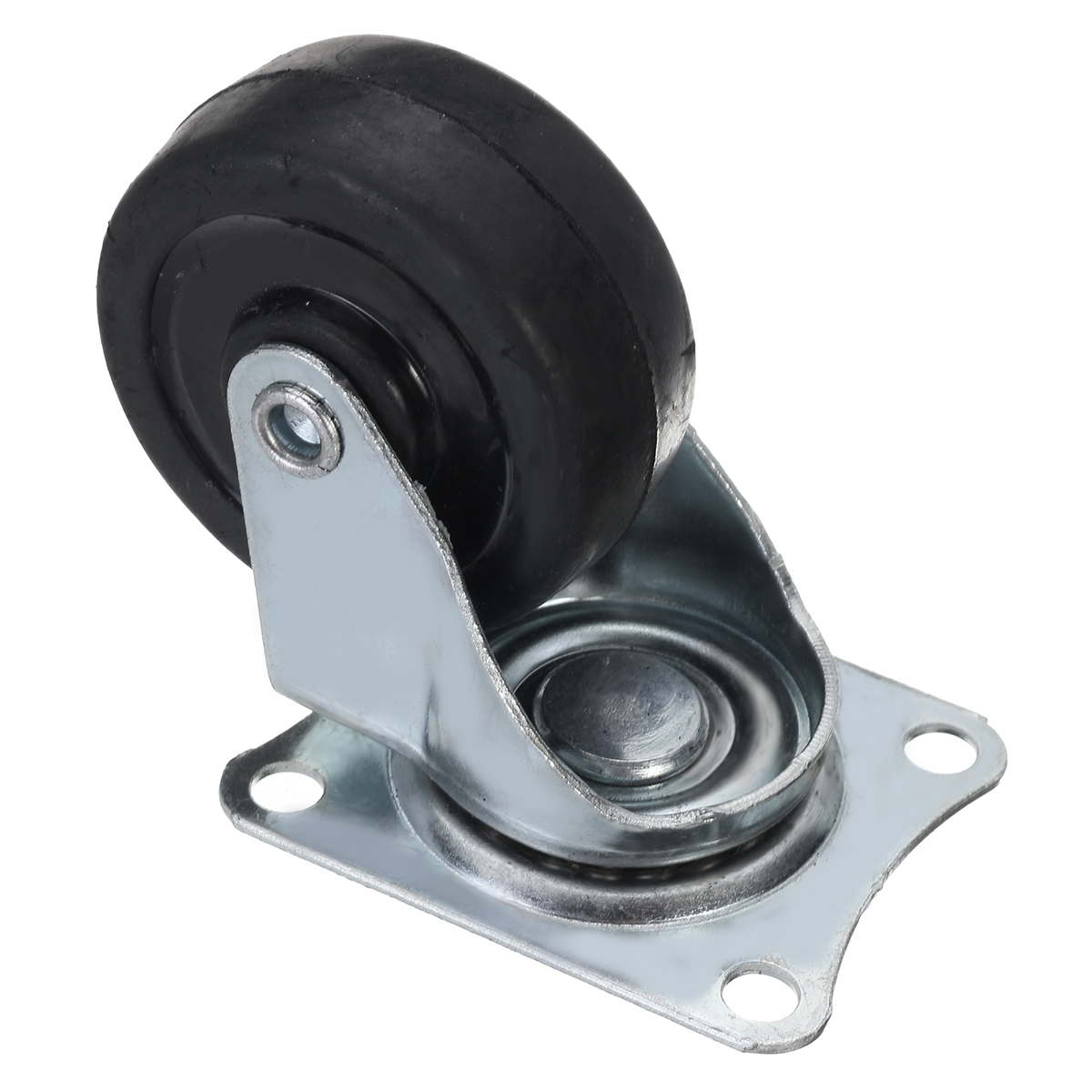 Heavy-Duty-2quot-50mm-Swivel-Castor-Wheel-for-Shopping-Cart-Trolley-Caster-Rubber-1720681
