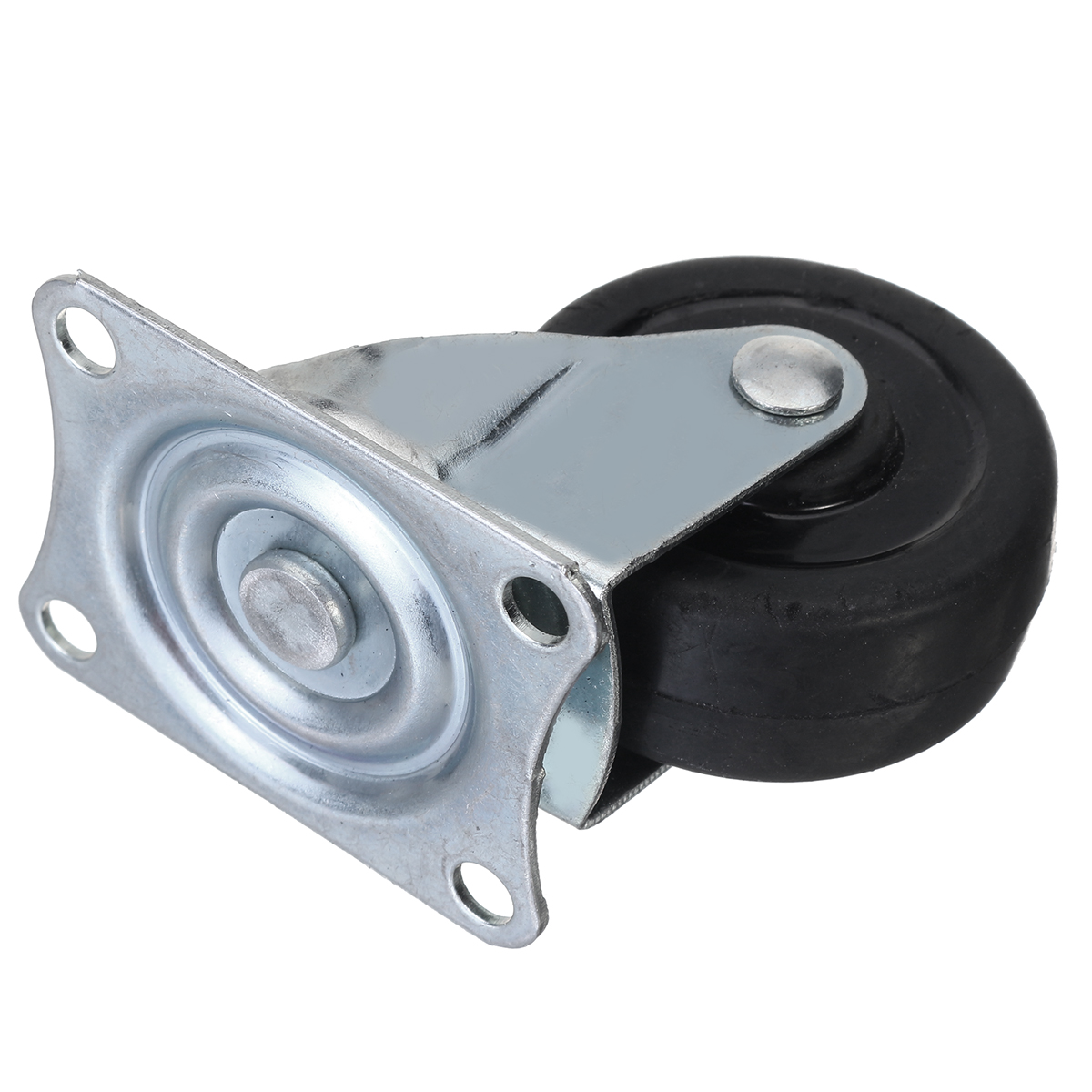 Heavy-Duty-2quot-50mm-Swivel-Castor-Wheel-for-Shopping-Cart-Trolley-Caster-Rubber-1720681