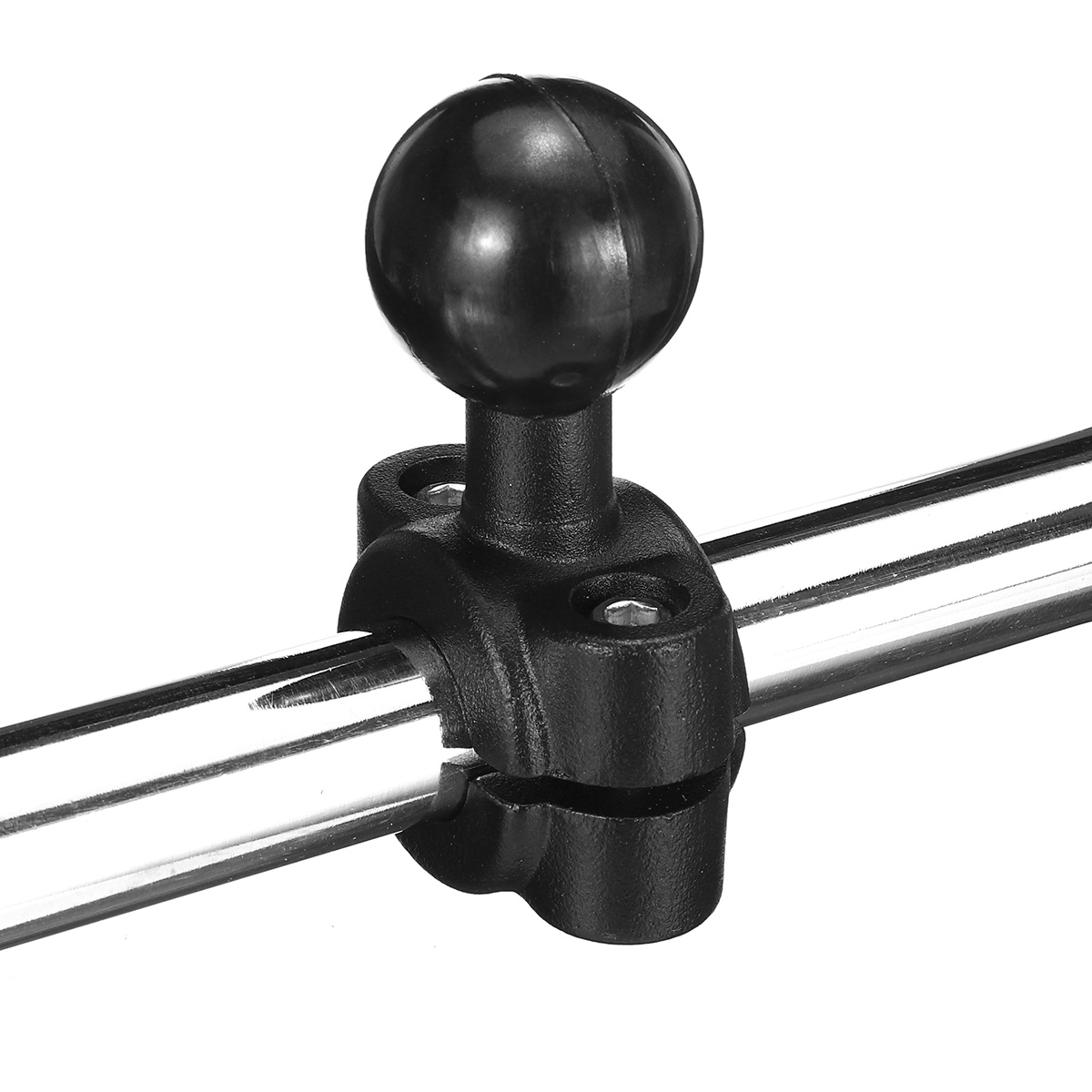 Mini-Rail-Base-with-1quot-Ball-For-Motorcycle-035quot-to-061quot-Diameter-Handlebar-Mount-1716290