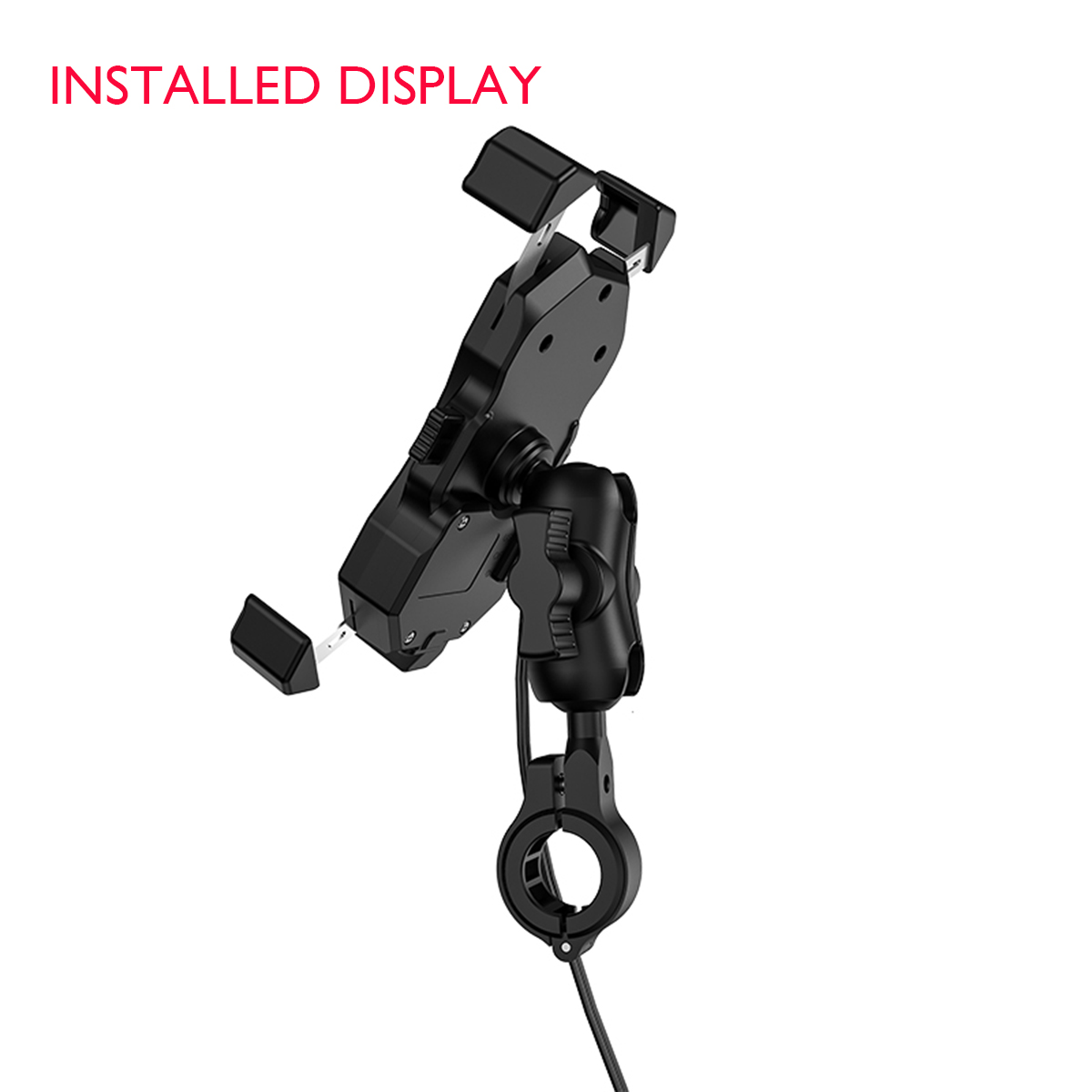 Motorcycle-Bike-Handlebar-Mount-Adapter-Holder-Clamp-Aluminum-Universal-1750228