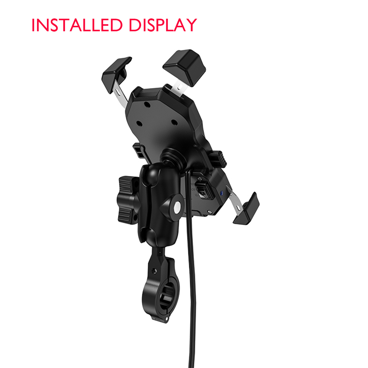 Motorcycle-Bike-Handlebar-Mount-Adapter-Holder-Clamp-Aluminum-Universal-1750228