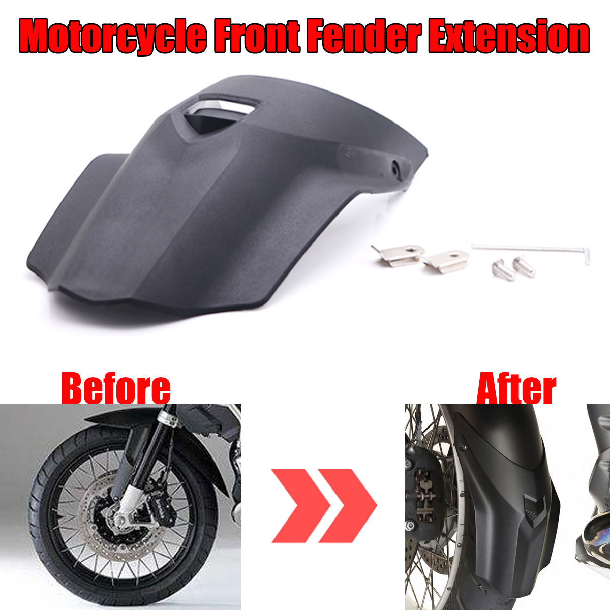 Motorcycle-Front-Fender-Extender-Mudguard-Extension-Anti-splash-Wheel-Cover-1728934