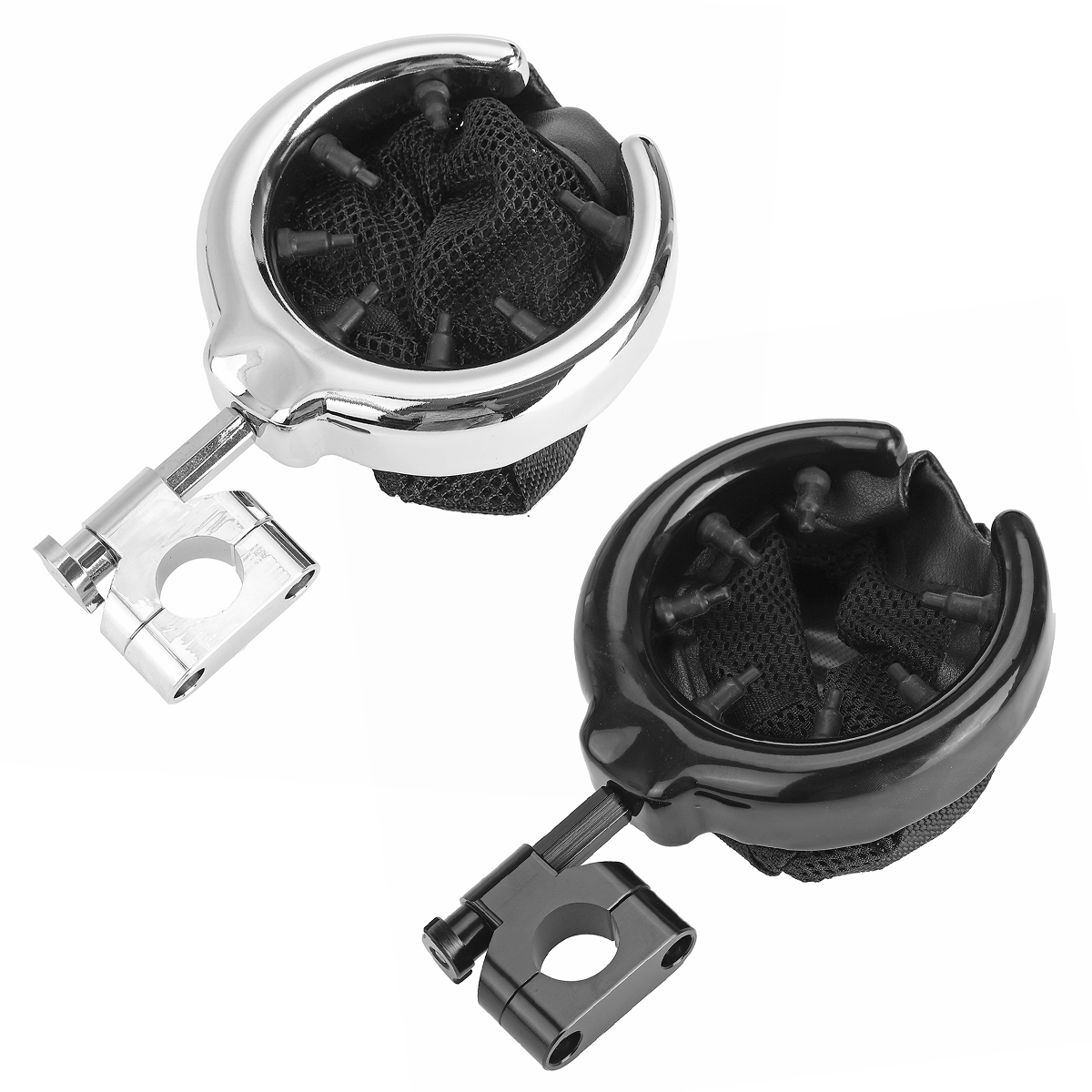 Universal-22mm-Handlebar-Cup-Holder-Motorcycle-Metal-Drink-Basket-For-Harley-1730315